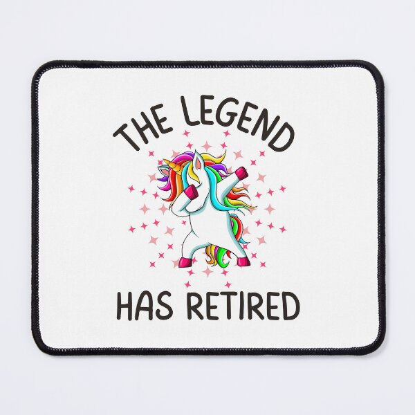 Item preview, The legend has retired, Funny Gifts For Awesome People who like dabbing unicorns, being awesome and retiring designed and sold by Auntieck.