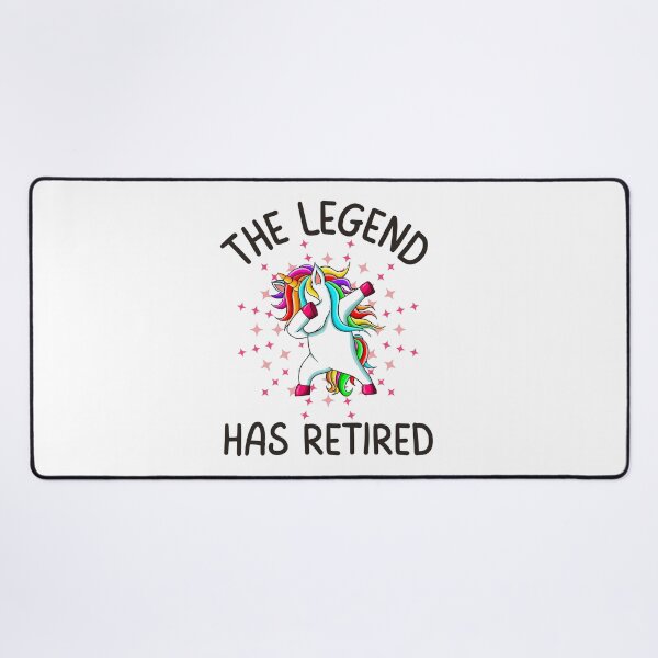 Item preview, The legend has retired, Funny Gifts For Awesome People who like dabbing unicorns, being awesome and retiring designed and sold by Auntieck.