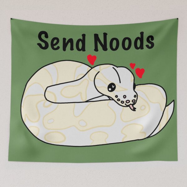 Item preview, Send Noods Snake yellow and white designed and sold by DolmanceWorks.
