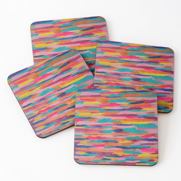 Item preview, Colorful Abstract Striped Print designed and sold by DanielleGensler.