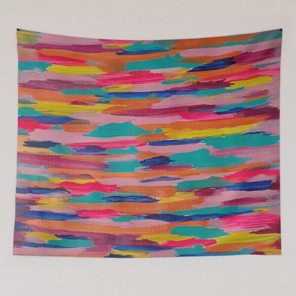 Item preview, Colorful Abstract Striped Print designed and sold by DanielleGensler.