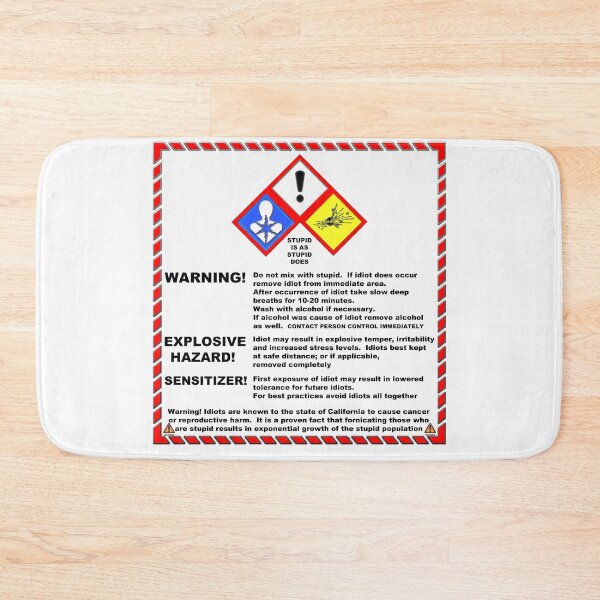 Item preview, PRACTICAL WARNING LABELS designed and sold by betatest.