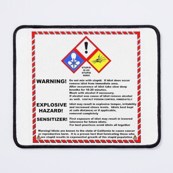 Item preview, PRACTICAL WARNING LABELS designed and sold by betatest.