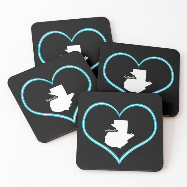 Item preview, Black heart map Guatemala designed and sold by Astralia.