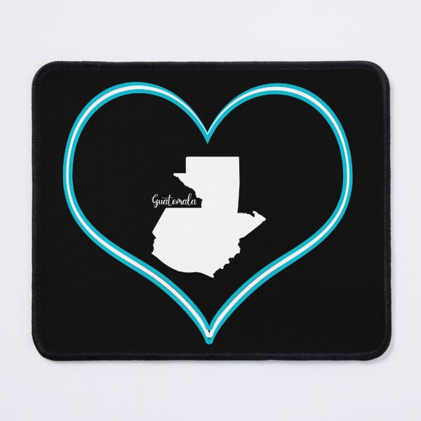 Item preview, Black heart map Guatemala designed and sold by Astralia.