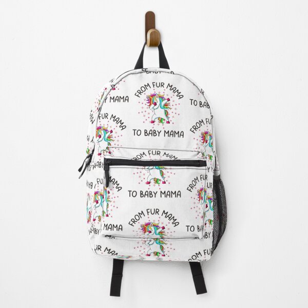 Item preview, From Fur Mama To Baby Mama, Funny Gifts For Awesome People who like dabbing unicorns, being awesome and getting promoted to mama designed and sold by Auntieck.