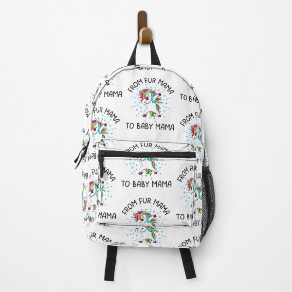 Item preview, From Fur Mama To Baby Mama, Funny Gifts For Awesome People who like dabbing unicorns, being awesome and getting promoted to mama designed and sold by Auntieck.
