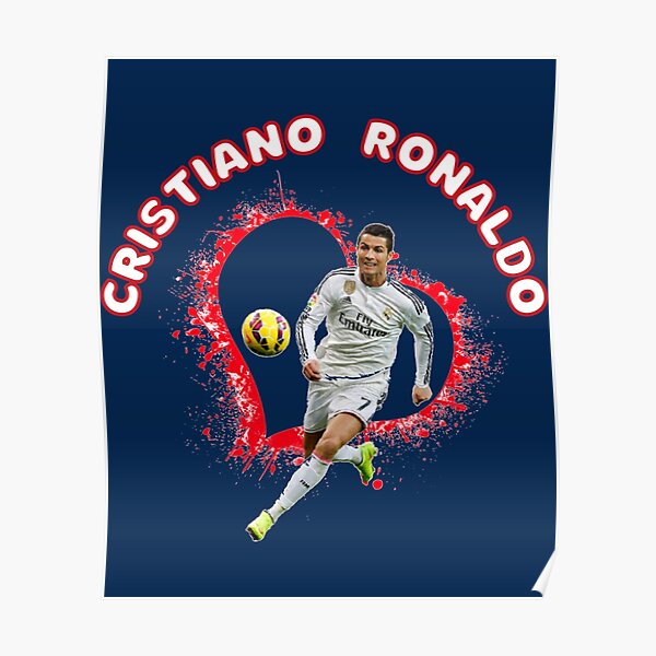 "Christiano Ronaldo " Poster for Sale by Lulumontana Redbubble