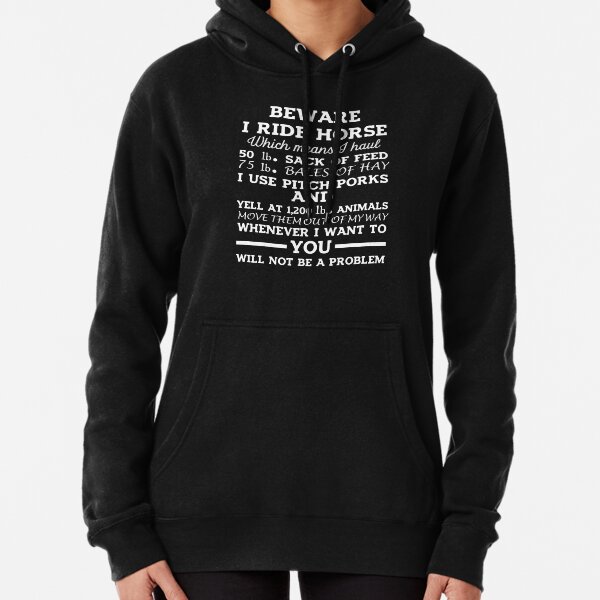 Item preview, Beware I Ride Horses Funny Horse Lover Gift designed and sold by SkylerKason.