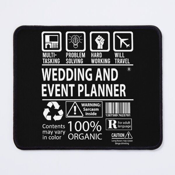Item preview, Wedding And Event Planner T Shirt - Multitasking Job Gift Item Tee designed and sold by averiarnol.