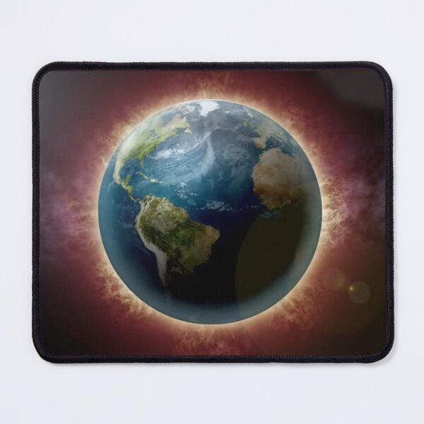 Item preview, Planet Earth Glowing World American Continent designed and sold by Rowena Jones.