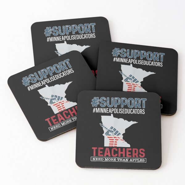 Item preview, Fun Teacher Walkout I Support Minneapolis Educators Us Flag  designed and sold by doriaali.
