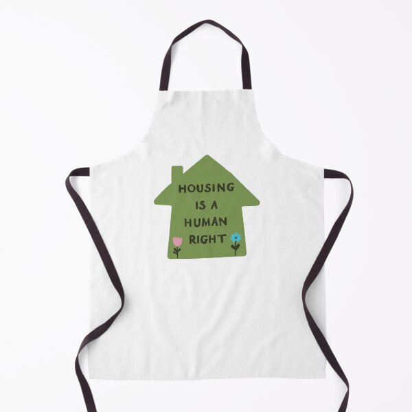 Item preview, Housing is a Human Right Green with Flowers designed and sold by HeyGoAway.