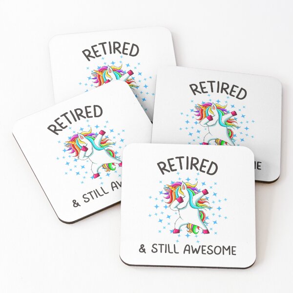 Item preview, Retired and still awesome, Funny Gifts For Awesome People who like dabbing unicorns, being awesome and retired designed and sold by Auntieck.