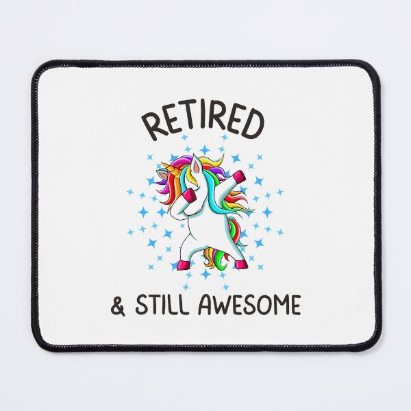 Item preview, Retired and still awesome, Funny Gifts For Awesome People who like dabbing unicorns, being awesome and retired designed and sold by Auntieck.