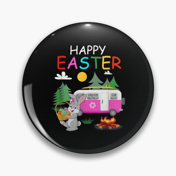 Item preview, Cute Bunny Eggs Easter Camping Happy Easter Day 2022  designed and sold by doriaali.