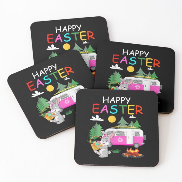 Item preview, Cute Bunny Eggs Easter Camping Happy Easter Day 2022  designed and sold by doriaali.