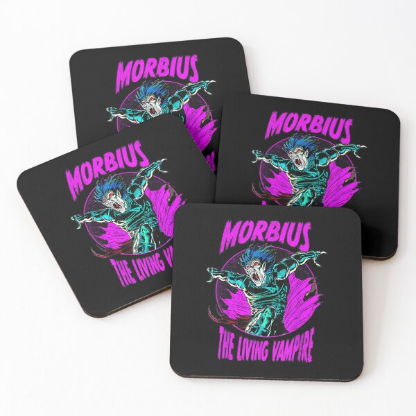Aperçu de l'œuvre Morbius le vampire vivant Portrait de teinte violette créée et vendue par phneMarieGodwin.