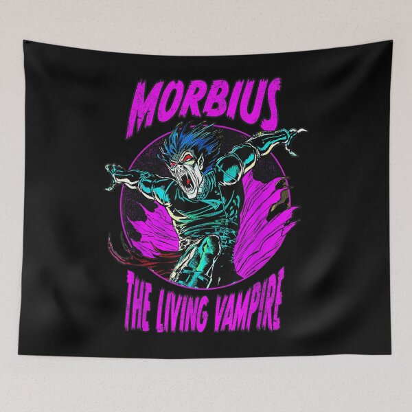 Item preview, Retrato de Morbius The Living Vampire Purple Hue designed and sold by phneMarieGodwin.