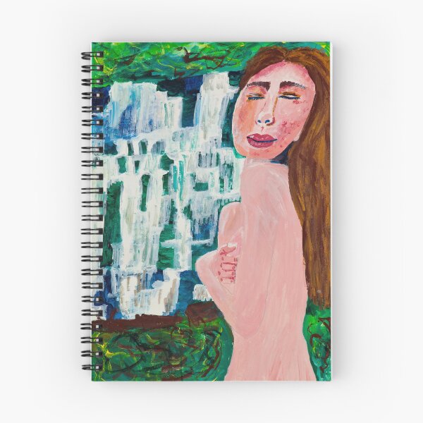 Item preview, Girl at Waterfall designed and sold by JDLPaintings.