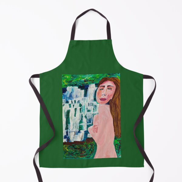 Item preview, Girl at Waterfall designed and sold by JDLPaintings.