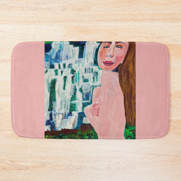 Item preview, Girl at Waterfall designed and sold by JDLPaintings.