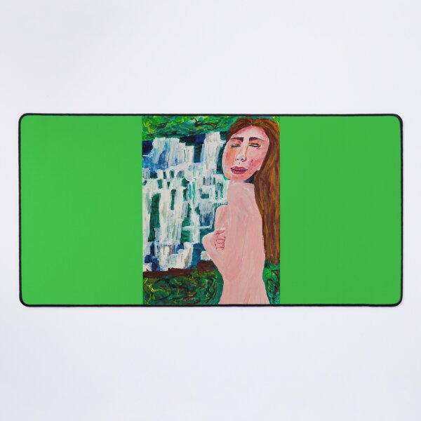 Item preview, Girl at Waterfall designed and sold by JDLPaintings.