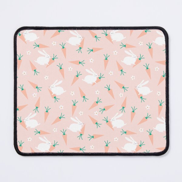Item preview, Bunny and Carrot Pattern Pink Orange designed and sold by Insvy Design Studio.