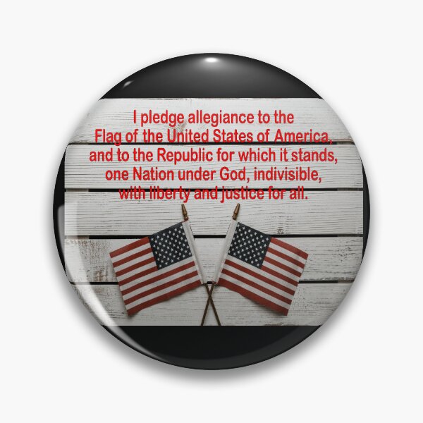 Item preview, Pledge of Allegiance: America, USA, patriot, patriotic, decor, accent piece, gift idea designed and sold by Becky Hunter.