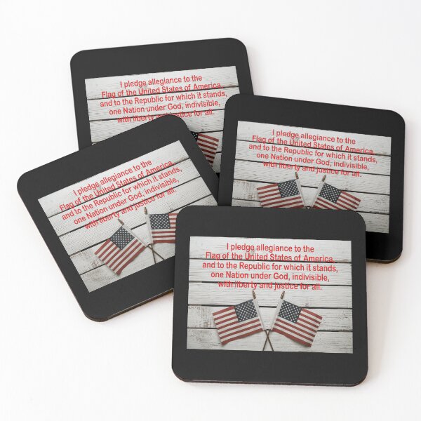 Item preview, Pledge of Allegiance: America, USA, patriot, patriotic, decor, accent piece, gift idea designed and sold by Becky Hunter.