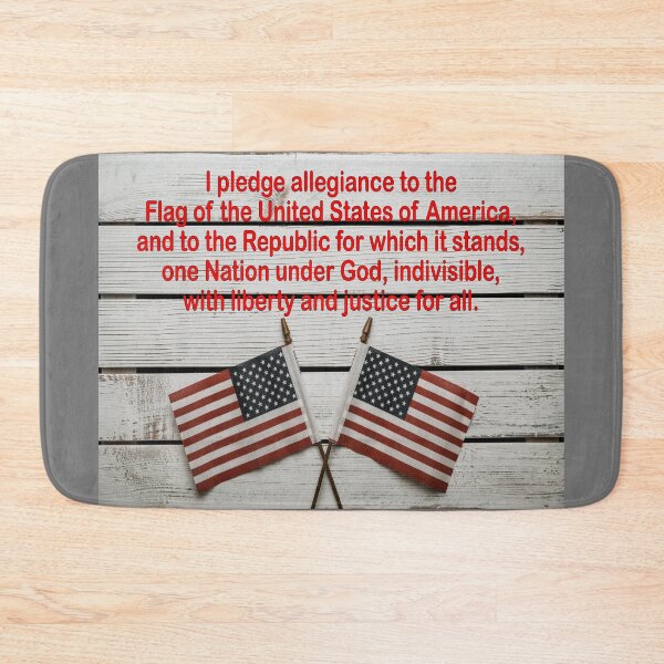 Item preview, Pledge of Allegiance: America, USA, patriot, patriotic, decor, accent piece, gift idea designed and sold by Becky Hunter.