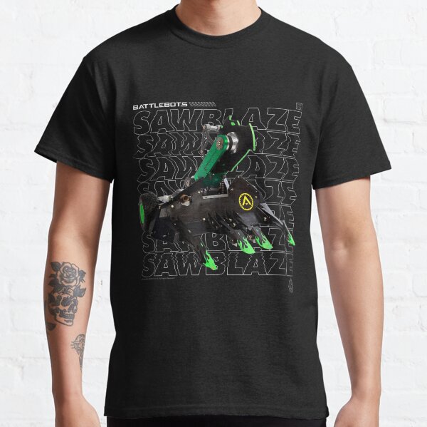 BattleBots Rusty Robot Text Stack Classic T-Shirt