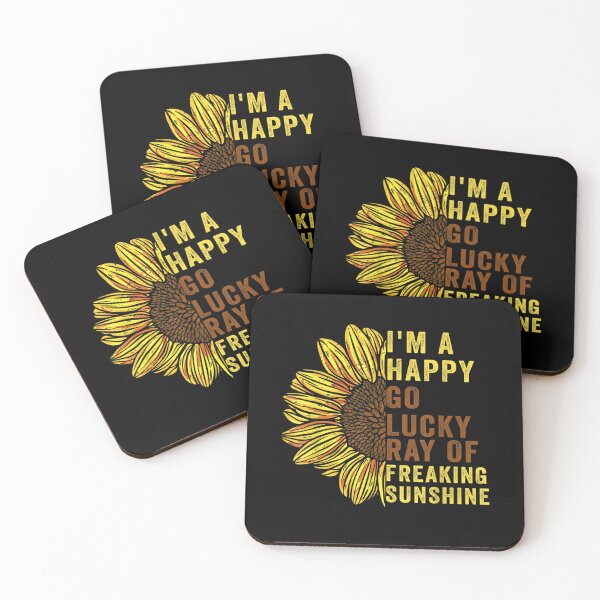 Item preview, I'm A Happy Go Lucky Ray Of Freaking Sunshine Sunflower  designed and sold by doriaali.