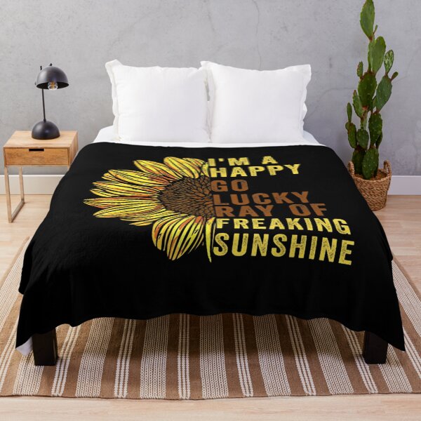 Item preview, I'm A Happy Go Lucky Ray Of Freaking Sunshine Sunflower  designed and sold by doriaali.