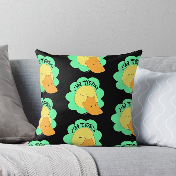 Item preview, Tired Duck - Green and Black Version designed and sold by Snarky Studio.