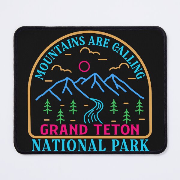 Item preview, Grand teton national park - line art designed and sold by Nature-mark.