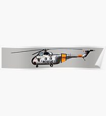 UH-19 Chickasaw Helicopter Poster