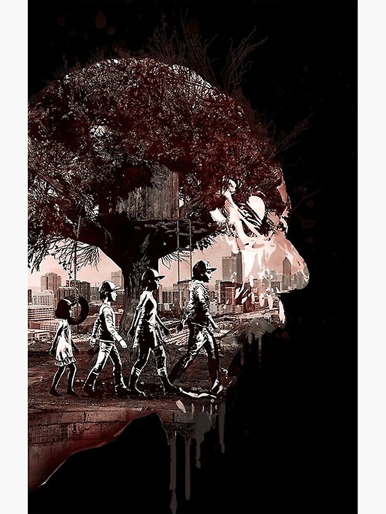 Discover The Walking Dead Game Definitive Edition Poster Premium Matte Vertical Poster