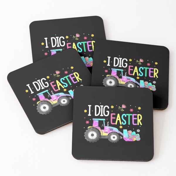 Item preview, I Dig Easter Eggs Tractor Bunny Toddlers Boys Girls  designed and sold by doriaali.
