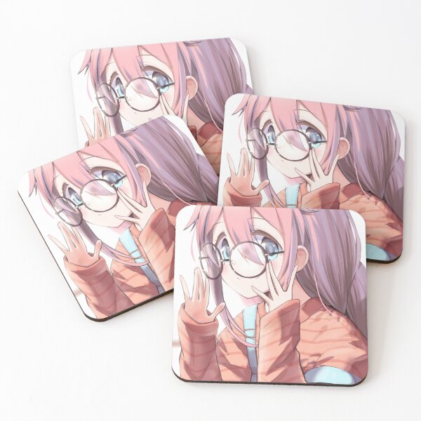 Item preview, Nadeshiko with round frames || Anime girl  designed and sold by AszaAri.