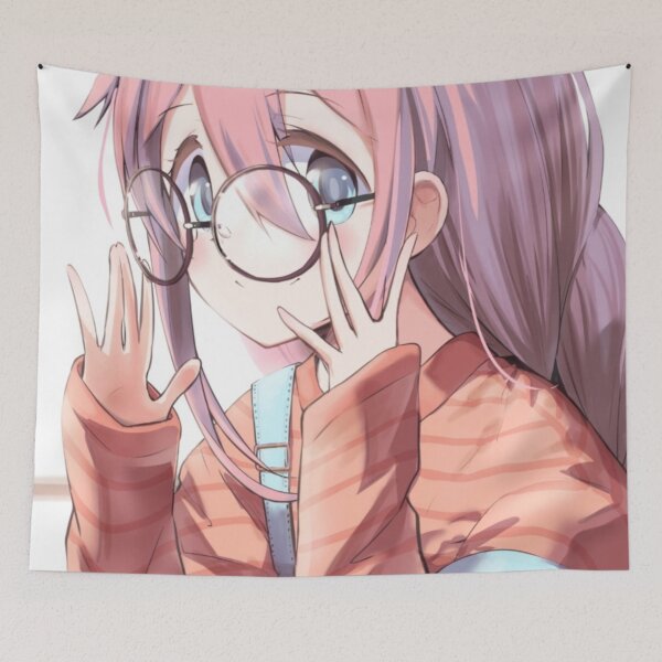 Item preview, Nadeshiko with round frames || Anime girl  designed and sold by AszaAri.