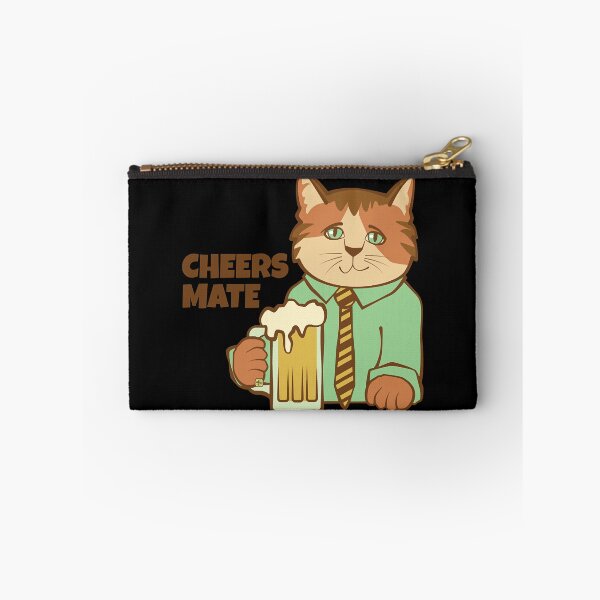 Item preview, Cheers Mate Cat and Beer  designed and sold by LindaJenni8671.