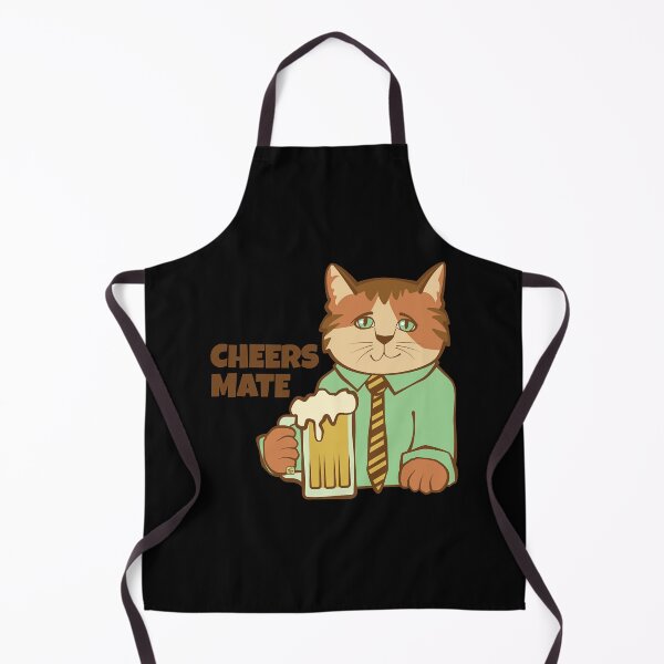 Item preview, Cheers Mate Cat and Beer designed and sold by LindaJenni8671.
