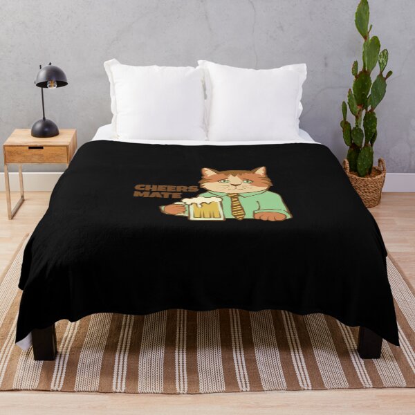 Item preview, Cheers Mate Cat and Beer  designed and sold by LindaJenni8671.