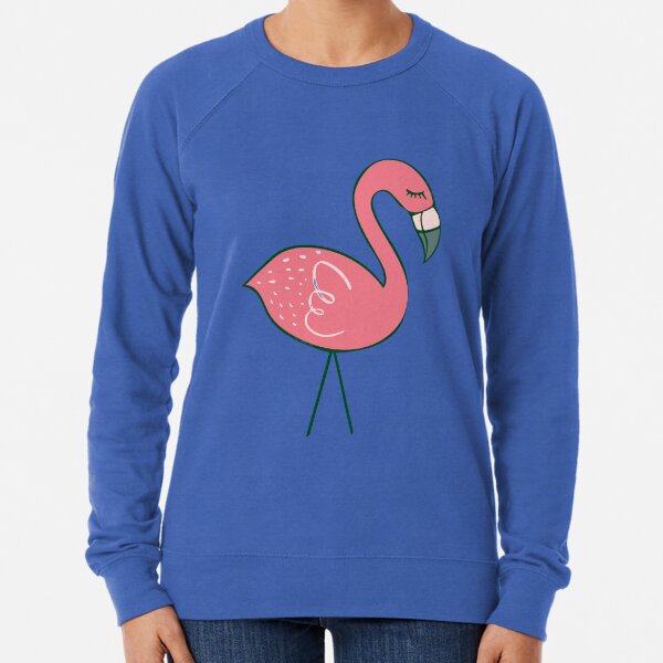 Campsite Flamingos Lightweight Sweatshirt