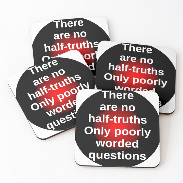 Item preview, There are no half-truths-Only poorly worded questions designed and sold by Scott Vanya.