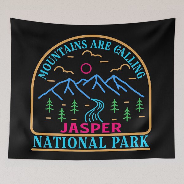 Item preview, Jasper national park - line art designed and sold by Nature-mark.