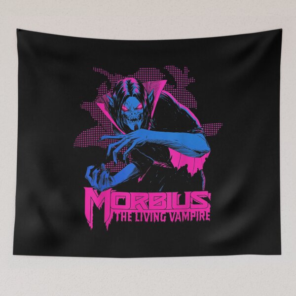 Item preview, Morbius The Living Vampire Neon Comic Portrait designed and sold by ickiRoseannOchs.