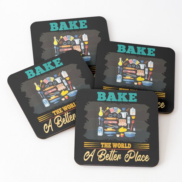 Item preview, Bake The World A Better Place Funny Baker Food Baking  designed and sold by terrycar.