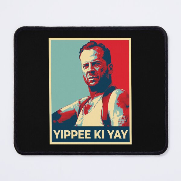 Item preview, Retro Yippee Ki Yay Pop Art Portrait designed and sold by MirjamBizjak.